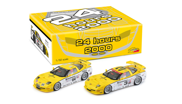 Revo Slot 1/32 Twin-Pack Corvette C5 Nr. 3 + Nr. 64